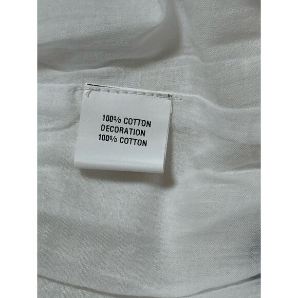 Conditions Apply Sz S Dress White Black Polka Dot Midi Maxi Boho Preppy Vacation - Picture 5 of 6